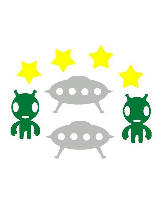 Alien Reflective Stickers