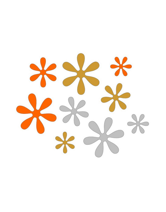 Flowers Reflective Stickers