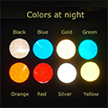Sticker Colors at Night